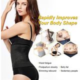 13-Buckle Belly Belt Hollowing Out Strong Waist Shaping Shaping Stomach Girdle Ladies Postpartum Corset Belt(White)