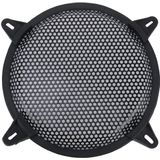 8 inch Car Auto Metal Mesh Black Round Hole Subwoofer Loudspeaker Protective Cover Mask Kit with Fixed Holder