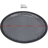 8 inch Car Auto Metal Mesh Black Round Hole Subwoofer Loudspeaker Protective Cover Mask Kit with Fixed Holder