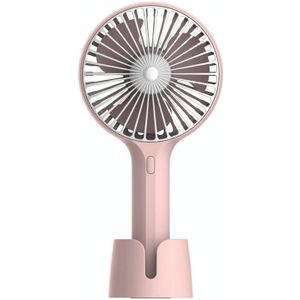 Desktop Portable Handheld Mini Silent Fan  Colour: X3 Pink