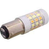 1157/BAY15D 8W 420LM White + Yellow Light 42 LED 2835 SMD Car Brake Light Steering Light Bulb  DC 12V