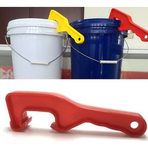10 PCS Waterproof ABS Bucket Opener Thicken Paint Bucket Open Cover Wrench Tool  Random Color Delivery