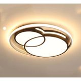 LED Round Ceiling Lamp Simple Modern Creative Bedroom Light Home Room Lamp  Size:Diameter 40cm(Warm Light)