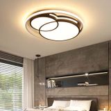 LED Round Ceiling Lamp Simple Modern Creative Bedroom Light Home Room Lamp  Size:Diameter 40cm(Warm Light)
