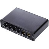 A933 Mini Karaoke Machine System Sound Mixer Amplifier for PC / TV / Mobile Phones  Support RCA in / 2 Channel Mic in(Black)