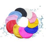 Particles Thickening High Elasticity Non-slip Silicone Swimming Cap(Pink)