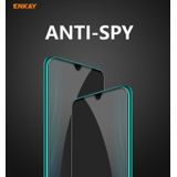 For Xiaomi Redmi Note 8 Pro ENKAY Hat-Prince 0.26mm 9H 6D Privacy Anti-spy Full Screen Tempered Glass Film