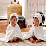 Baby Bath Towel Cotton Hooded Towel One Piece Solid Lion Kids Towel Hooded Blanket Infant Stuff(Lion king)