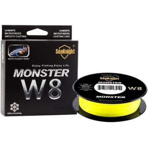 Seaknight 8 Series 500 Meters Strong Horse Fishing Line PE Main Line Fshing Line  Line number: 8.0  Color:Bright Yellow