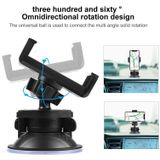 PULUZ 360 Degree Rotating Suction Cup Clamp Holder Bracket For iPhone  Galaxy  Huawei  Xiaomi  Sony  HTC  Google and other Smartphones (Black)