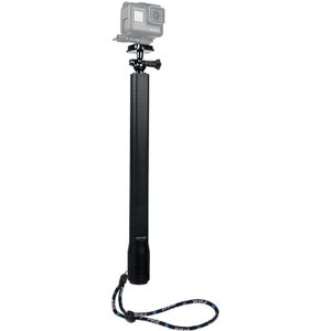 PULUZ Waterproof Aluminum Alloy Extendable Handheld Selfie Stick Monopod with Quick Release Base & Long Screw & Lanyard for GoPro HERO9 Black / HERO8 Black / HERO7 /6 /5 /5 Session /4 Session /4 /3+ /3 /2 /1  DJI Osmo Action and Other Action Cameras