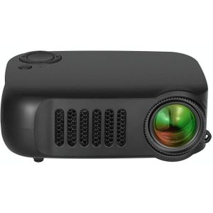 TRANSJEE A2000 320x240P 1000 ANSI Lumens Mini Home Theater HD Digital Projector  Plug Type: EU Plug(Black)