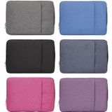 11.6 inch Universal Fashion Soft Laptop Denim Bags Portable Zipper Notebook Laptop Case Pouch for MacBook Air  Lenovo and other Laptops  Size: 32.2x21.8x2cm (Magenta)