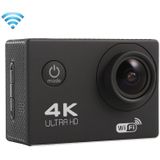 F60 2.0 inch Screen 170 Degrees Wide Angle WiFi Sport Action Camera Camcorder with Waterproof Housing Case  Support 64GB Micro SD Card(Black)