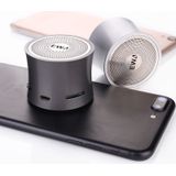 EWA A104 Bluetooth Speaker MP3 Player Portable Speaker Metallic USB Input MP3 Player Stereo Multimedia Speaker(Sliver)