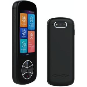 V10 3.0 inch Touch Screen Smart Translator 107 Languages with Offline Translation / Photo Translation(Black)