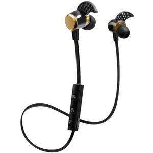 KIN-88 In-Ear Wire Control Sport Wireless Bluetooth Earphones with Mic  Support Handfree Call  For iPad  iPhone  Galaxy  Huawei  Xiaomi  LG  HTC and Other Smart Phones(Black)