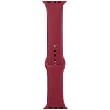 For Apple Watch Series 5 & 4 44mm / 3 & 2 & 1 42mm Silicone Watch Replacement Strap  Long Section (Men)(Cherries)