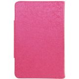Universal Leather Case with Separable Bluetooth Keyboard and Holder for 7 inch Tablet PC(Magenta)