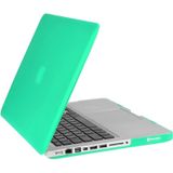 ENKAY for Macbook Pro 13.3 inch (US Version) / A1278 Hat-Prince 3 in 1 Frosted Hard Shell Plastic Protective Case with Keyboard Guard & Port Dust Plug(Green)