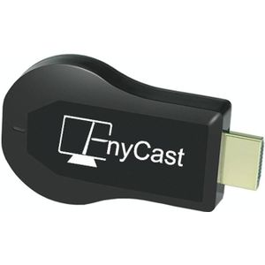 EnyCast EC-MX18 Wireless WiFi Display Dongle Receiver RK3036 Dual Core Airplay Miracast DLNA 1080P HDMI TV Stick for iPhone  Samsung  and other Android Smartphones (Black)