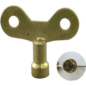 5 PCS Faucet Key Solid Brass Lock Radiator Plumbing Drainage Square Hole Socket Faucet Key