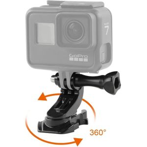 GP451 360-degree Rotating J-type Base for GoPro HERO9 Black / HERO8 Black /7 /6 /5 /5 Session /4 Session /4 /3+ /3 /2 /1  DJI Osmo Action  Xiaoyi and Other Action Cameras