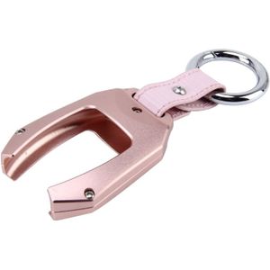 Car Auto Universal Metal Key Ring Protection Cover for Benz(Pink)