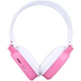 SH-S1 Folding Stereo HiFi Wireless Sports Headphone Headset with LCD Screen to Display Track Information & SD / TF Card  For Smart Phones & iPad & Laptop & Notebook & MP3 or Other Audio Devices(Pink)