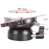 BENXIN DY-60N Universal Horizontal Adjustment Base Panoramic Pan-tilt SLR Camera Adjustment Table Hemispherical Base