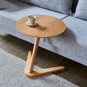 ZH63379 Nordic Wood Multi-functional Small Apartment Creative Round Side Table