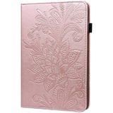 For Samsung Galaxy Tab S2 9.7 T810/T815 Lace Flower Embossing Pattern Horizontal Flip Leather Case with Holder & Card Slots & Wallet & Photo Frame(Rose Gold)