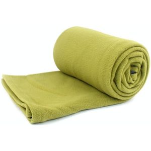 Outdoor Fleece Sleeping Bag Camping Trip Air Conditioner Dirty Sleeping Bag Separated By Knee Blanket During Lunch Break Thickened (Grass Green)