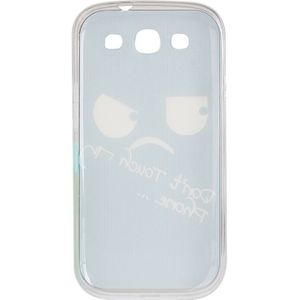 For Galaxy Core Prime / G360 Eyes and Words Pattern TPU Protective Case