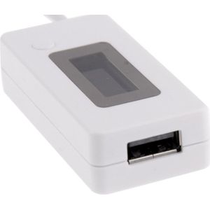KCX-017 Mini Mobile Power Capacity Tester(White)