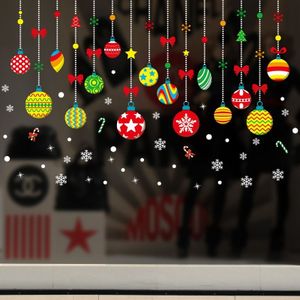 Window Glass Door Removable Christmas Festival Wall Sticker Decoration(6258)