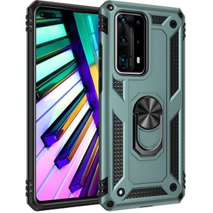 For Huawei P40 Pro Shockproof TPU + PC Protective Case with 360 Degree Rotating Holder