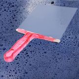 Car Window Plastic Nonslip Handle Glass Wiper / Window Cleaning Tool  Size: 15.8 x 14.8cm(Pink)