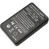 SJCAM SJ7000 / SJ6000 / SJ5000 / SJ4000 Battery LCD Screen Dual Batteries Charger  Displays Charging Capacity(Black)