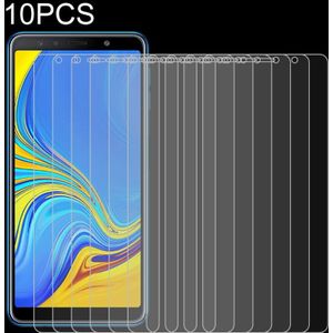 10 PCS 0.26mm 9H 2.5D Tempered Glass Film for Galaxy A7 (2018)