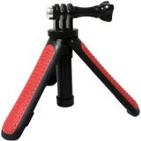 Multi-functional Foldable Tripod Holder Selfie Monopod Stick for GoPro HERO5 Session /5 /4 Session /4 /3+ /3 /2 /1  Xiaoyi Sport Cameras  Length: 12-23cm(Red)