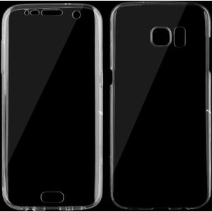 For Galaxy S7 Edge / G935 0.75mm Double-sided Ultra-thin Transparent TPU Protective Case (Transparent)