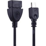 Micro USB Male to USB 2.0 Female OTG Converter Adapter Cable  For Samsung  Sony  Meizu  Xiaomi  and other Smartphones(Black)