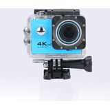 WIFI Waterproof Action Camera Cycling 4K camera Ultra Diving  60PFS kamera Helmet bicycle Cam underwater Sports 1080P Camera(Blue)