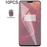 10 PCS Non-Full Matte Frosted Tempered Glass Film for OnePlus 6