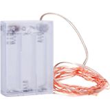 2m 100LM LED Copper Wire String Light  Warm White Light  3 x AA Batteries Powered  SMD-0603 Festival Lamp / Decoration Light Strip