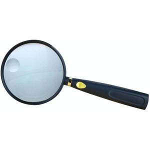 2 PCS Children Science Education Elderly Reading Hand-Held Magnifying Glass  Specification: 110mm