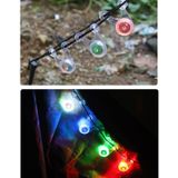 10 PCS Outdoor Camping Tent Portable Water-resistant 3-Mode LED Light  Pendent Light  Random Color Delivery