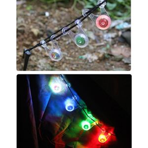10 PCS Outdoor Camping Tent Portable Water-resistant 3-Mode LED Light  Pendent Light  Random Color Delivery