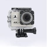 WIFI Waterproof Action Camera Cycling 4K camera Ultra Diving  60PFS kamera Helmet bicycle Cam underwater Sports 1080P Camera(Silver Grey)